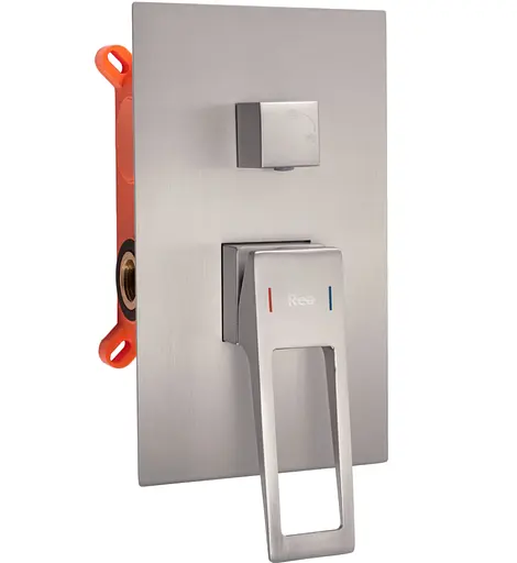 Душова система прихованого монтажу Rea Parker + Box nikiel brushed REA-P9142, Нікель - фото 2