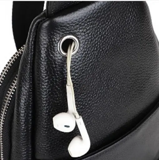 Сумка-слинг для мужчин черный TIDING BAG sum0028779 - фото 4