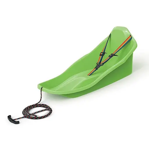 Санки детские Topo Prosperplast 5905197481944 со спинкой, зелёный цвет - фото 1