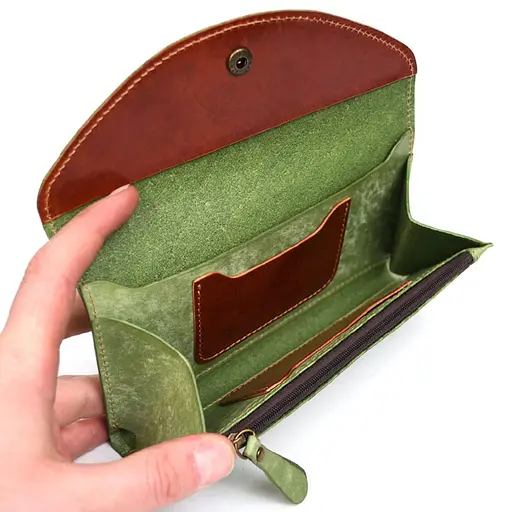 Гаманець ручної роботи з елітного сорту шкіри Tarwa acs0032241 - фото 4