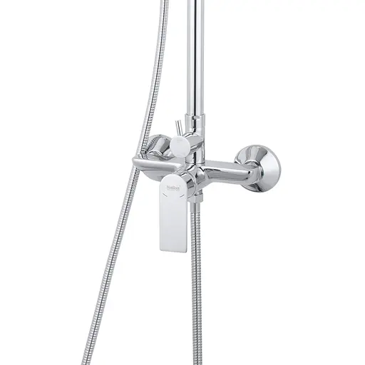 Душова система телескопічна Haiba Alex 003-J HB0924, Хром - фото 4