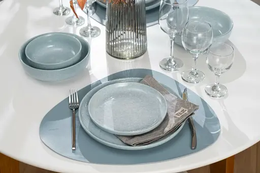 Салатник Ardesto Loreto фарфор голубой 15.5 см 650 мл (AR1015LB) - фото 4