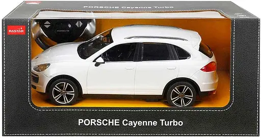 Машинка Porsche Cayenne Turbo білий RASTAR модель 1:14 Автомобіль на дистанційному керуванні + пульт - фото 5