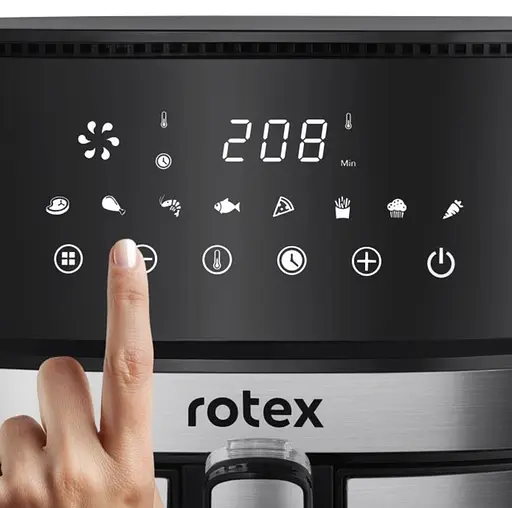 Мультипіч-фрітюрниця Rotex ROM770-XL UP&DownFry 7.5л антипригарне покриття 8 програм 2000 Вт Чорний - фото 4