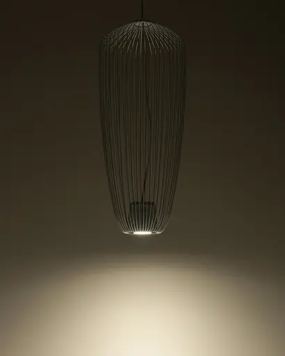 Подвесной светильник, люстра Nowodvorski 11242 Pumpkin S GU10 1x10W IP20 Светло-серый - фото 3