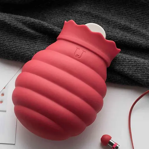Грелка Xiaomi JORDAN & JUDY Silicone Hot Water Bag 313 мл (Red) [52747] - фото 2