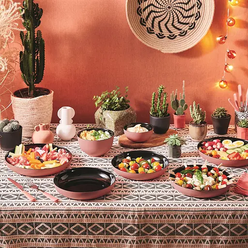 Блюдо сервірувальна Luminarc Vicky 21 см Black Terracotta (Q8580) - фото 10