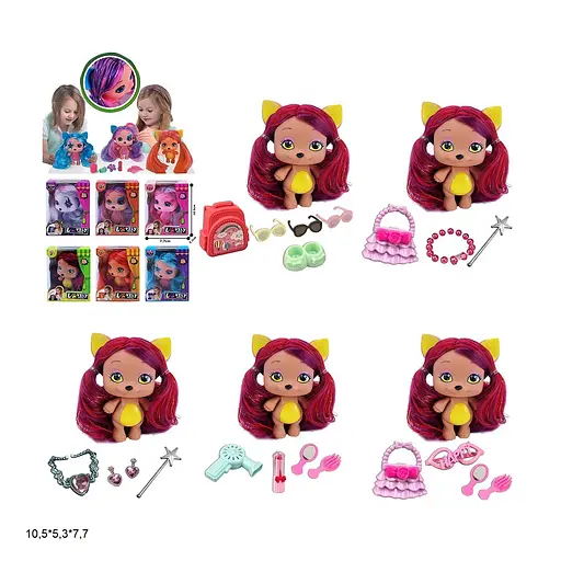 Герої YQ2000-1/2/3/4/5 Vip Pets з аксесуарами, 10.5x5.3x7.7 см (В асортименті) - фото 2