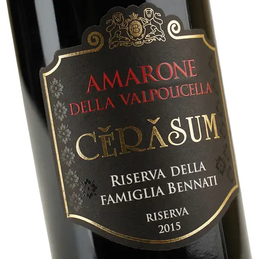 Вино Bennati Cerasum Amarone Della Valpolicella красное сухое 15% 0.75 л - фото 5