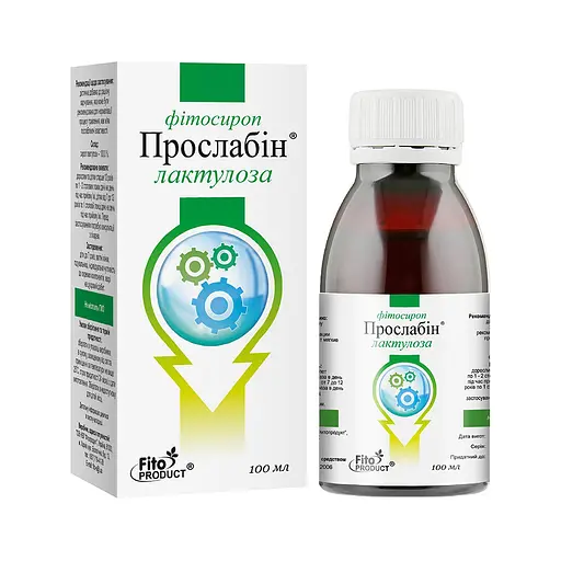 Фітосироп "Прослабін" лактулоза, 100 мл
