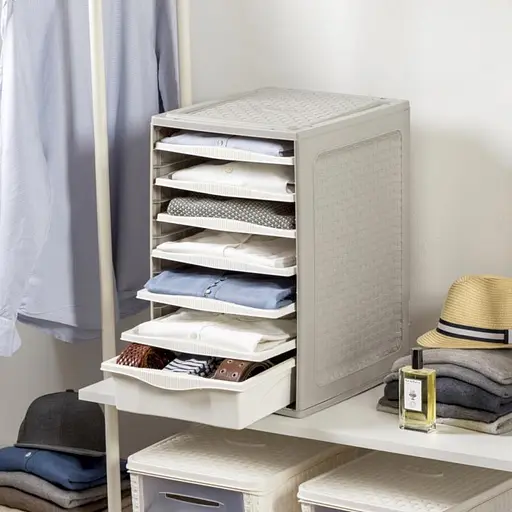 Внутрішній комод-органайзер для шафи RI.ORDINO 34x41x53h колір льоду - фото 4