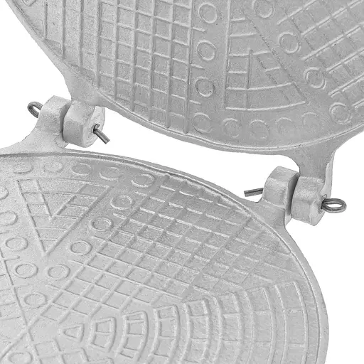 Форма для випічки вафель і вафельних коржів вафельниця тортівниця кругла 180 мм, Ласунка 81849 - фото 10