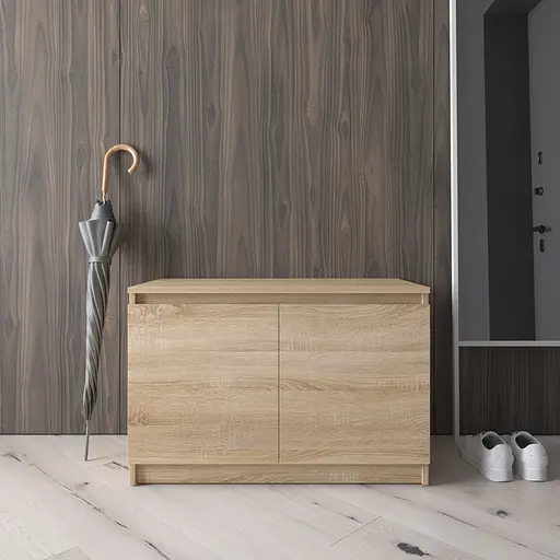 Тумба для взуття Vays R-20 Білий, без ручок, ЛДСП, 80×40×53 см - для передпокою, коридору