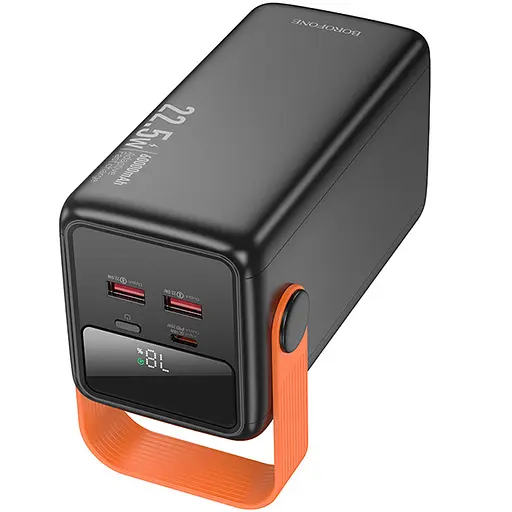 Портативний ЗП Power Bank Borofone BJ66B Magnifico 22.5W+PD20W 60000 mAh Black - фото 4