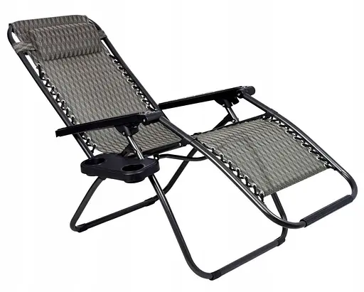 Набір шезлонгів SpringFun 2 шт. розкладні садові крісла Zero Gravity - фото 8