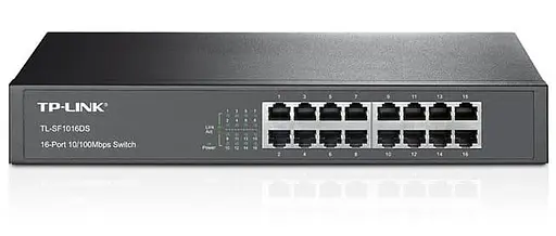 Коммутатор TP-Link TL-SF1016DS (TL-SF1016DS) - фото 1