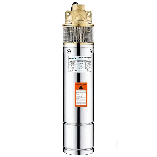 Насос глибинний вихровий Zegor Економ 4SKM100E H58м 0,75 кВт 30412 - фото 1