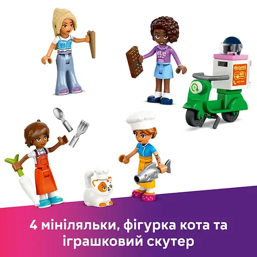 Конструктор LEGO Friends Ресторан і кулінарна школа 896 деталей (42655) - фото 14