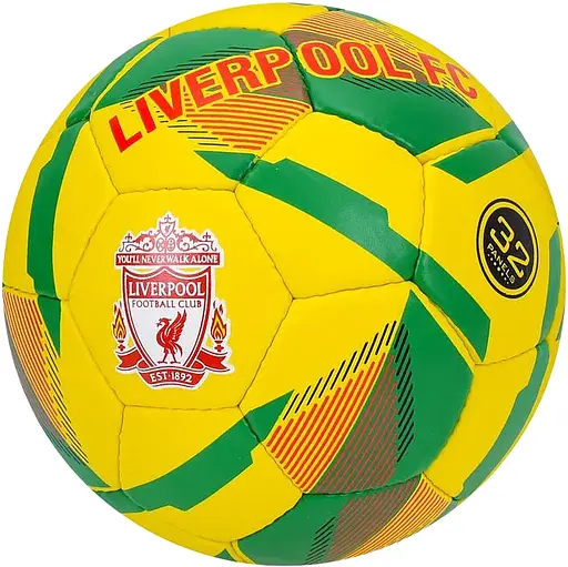 М’яч футбольний, 410-430 г, матеріал PU 1.4 мм, ручна робота, 32 панелі, розмір №5 (В асортименті) 2500-301