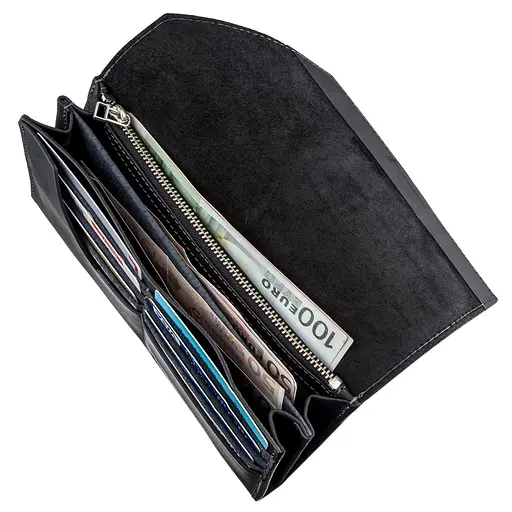 Клатч кожаный Grande Pelle 10х20х2.5 см sum0012819 - фото 4