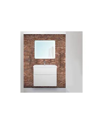 Тумба Мойдодир Палермо 60-U в ванну з умивальником Creavit ID-60 Білий - фото 10