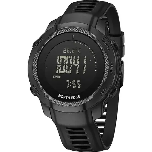 Мужские наручные часы с компасом North Edge Vertico Черный (3107)