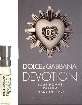 Пробник Dolce Gabbana Devotion Pour Homme Parfum 1,5 мл - фото 1