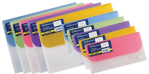 Папка-конверт TRAVEL BM.3707-99 BUROMAX, на липучці, А4, 4 відділення, матовий напівпроз.пластик (4823078953360) МІКС - фото 3