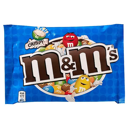 Набір драже M&M's: із шоколадом 45 г + з рисовими кульками у молочному шоколаді 36 г + з арахісом 45 г; драже Skittles: оригінальні 38 г + лісові ягоди 38 г + кисломікс 38 г - фото 10