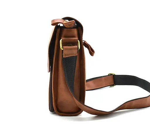 Чоловіча шкіряна сумка через плече TARWA 26х22х6 см sum0025869 - фото 9