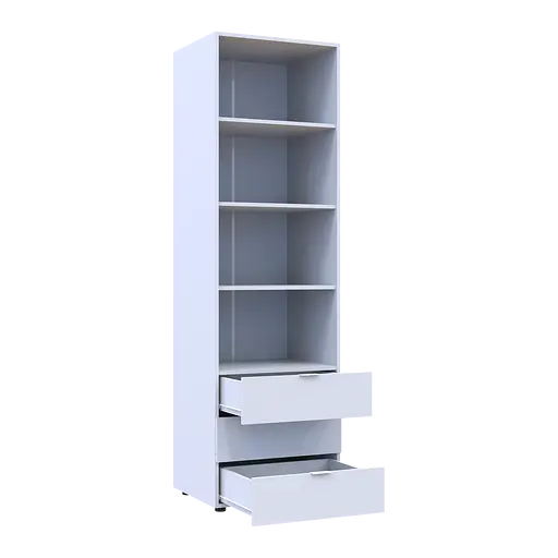 Пенал для одягу Doros Гелар Білий 3Ш 60х49.5х203.4 (41516133) - фото 6