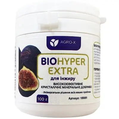 Мінеральне добриво Agro-x Biohyper extra Біохайпер Екстра для інжиру 100 г (185081) - фото 1