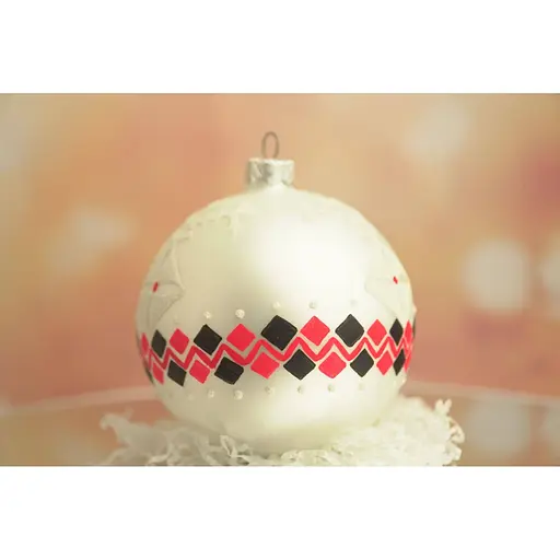 Набір ялинкових прикрас Різдвяні історії Код нації: Чернігівщина 3 кулі скло (4820001154863) - фото 3