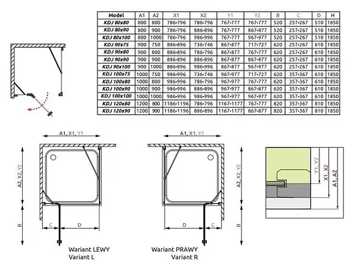Душевая кабина Radaway Torrenta KDJ 100x80x185 32242-01 -01NL - фото 5