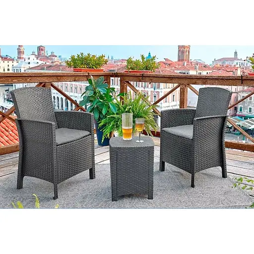 Набір садових меблів Bica Lido terrace графіт - фото 3