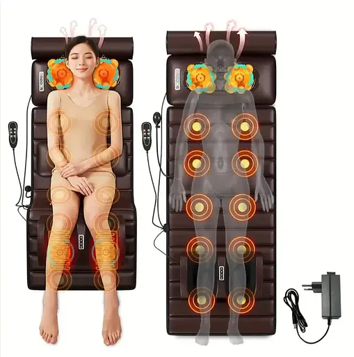 Багатофункціональний масажний матрац 406-G (витягування хребта, гарячий компрес) + пульт - фото 3