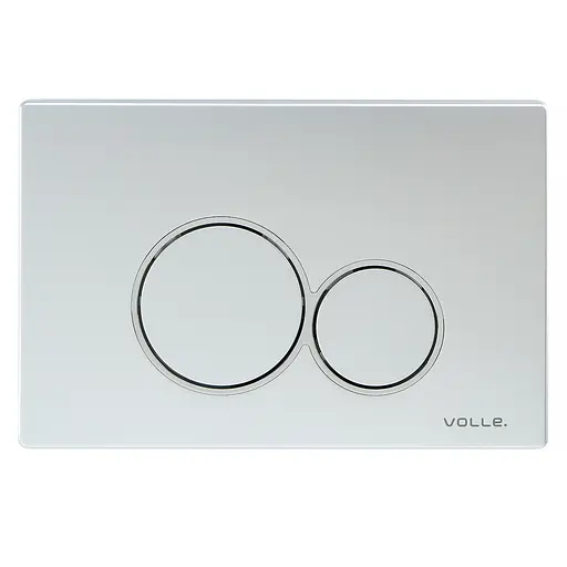 Клавіша змиву Volle Viso Evo хром матовый 222122, Хром матовый - фото 1
