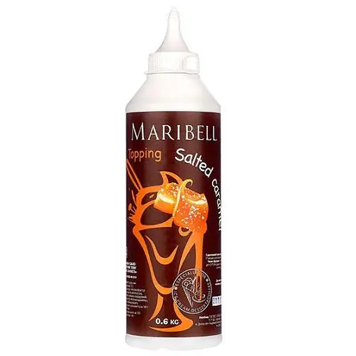 Топпинг Maribell Соленая карамель коричневый 600 мл