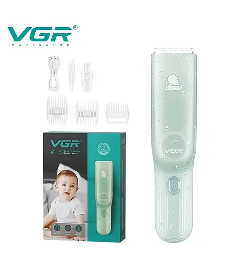Дитяча безшумна машинка для стрижки волосся VGR V-155 - фото 2