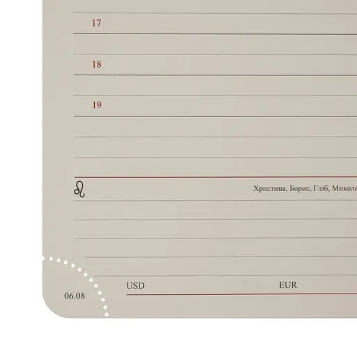 Блокнот деловой А6 Leo Planner Bruno датирован 352 страниц (252704) - фото 12