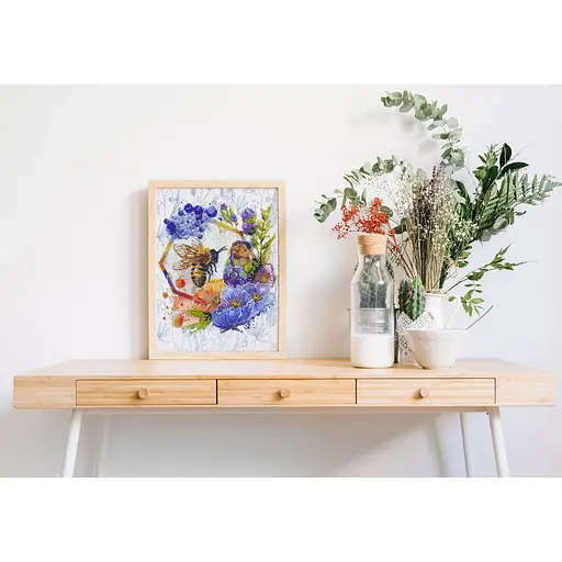 Набір для вишивання бісером "Квітковий мед" AB-906 26х20 см - фото 5