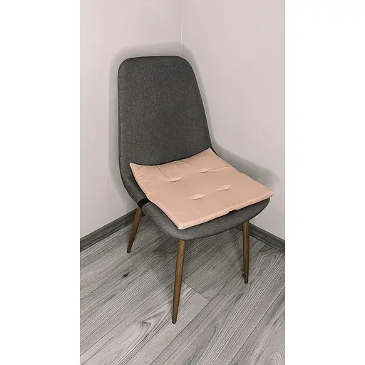 Водоотталкивающая подушка на стул Темная пудра - фото 2