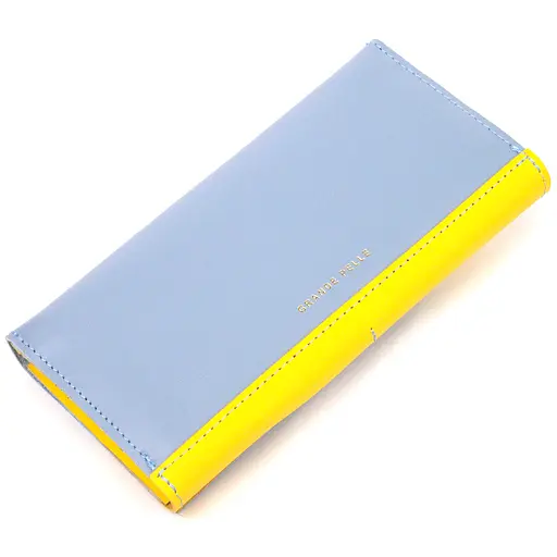 Жіночий шкіряний гаманець Grande Pelle 20х10х3 см acs0024167 - фото 2