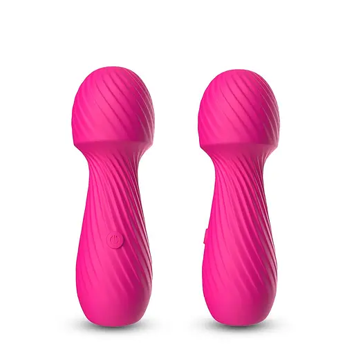 Вібратор для клітора Boss Series Wand 13.5 см рожевий - фото 3