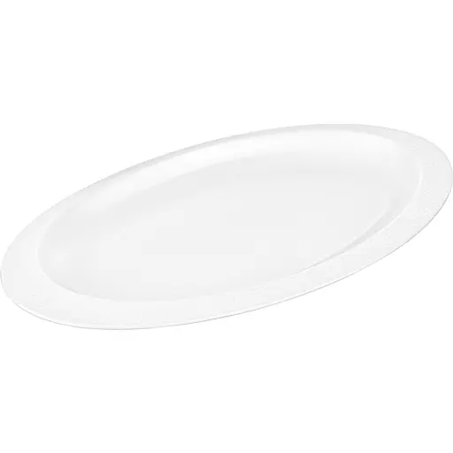 Блюдо овальне Ardesto Ancona порцеляна 27.2х15.7х2.5 см біле (AR3556)
