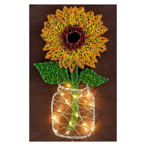 Набір стрінг-арт Соняшник ABC-018 дерев'яна основа