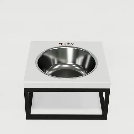 Hollky Base Solo M — миска на підставці для котів і середніх собак (1 × 0,8 л) - фото 4