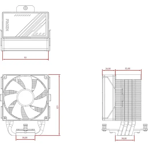 Кулер процессорный ID-Cooling Frozn A400 ARGB - фото 7