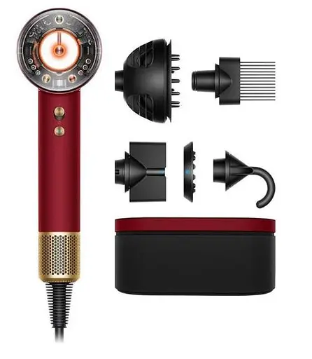 Фен Dyson Supersonic HD16 Nural Red Velvet/Gold (594823-01) - фото 1