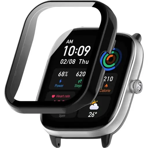 Чохол-накладка DK Пластик Gloss Glass Full Cover для Xiaomi Amazfit GTS 4 mini (black)